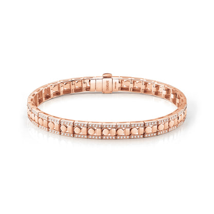 Damiani Belle Epoque Bracelet 20095018, An 18k rose gold bracelet set with diamonds