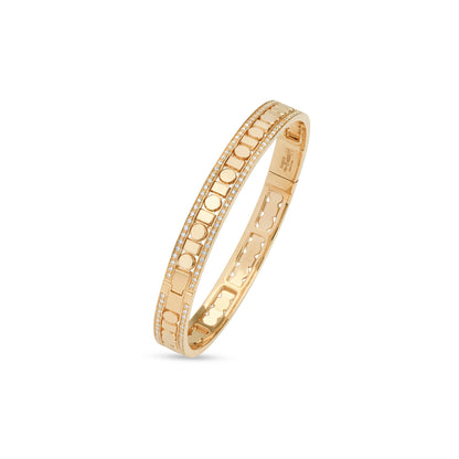 Damiani Belle Epoque Bracelet 20095056, An 18k yellow gold bracelet set with diamonds