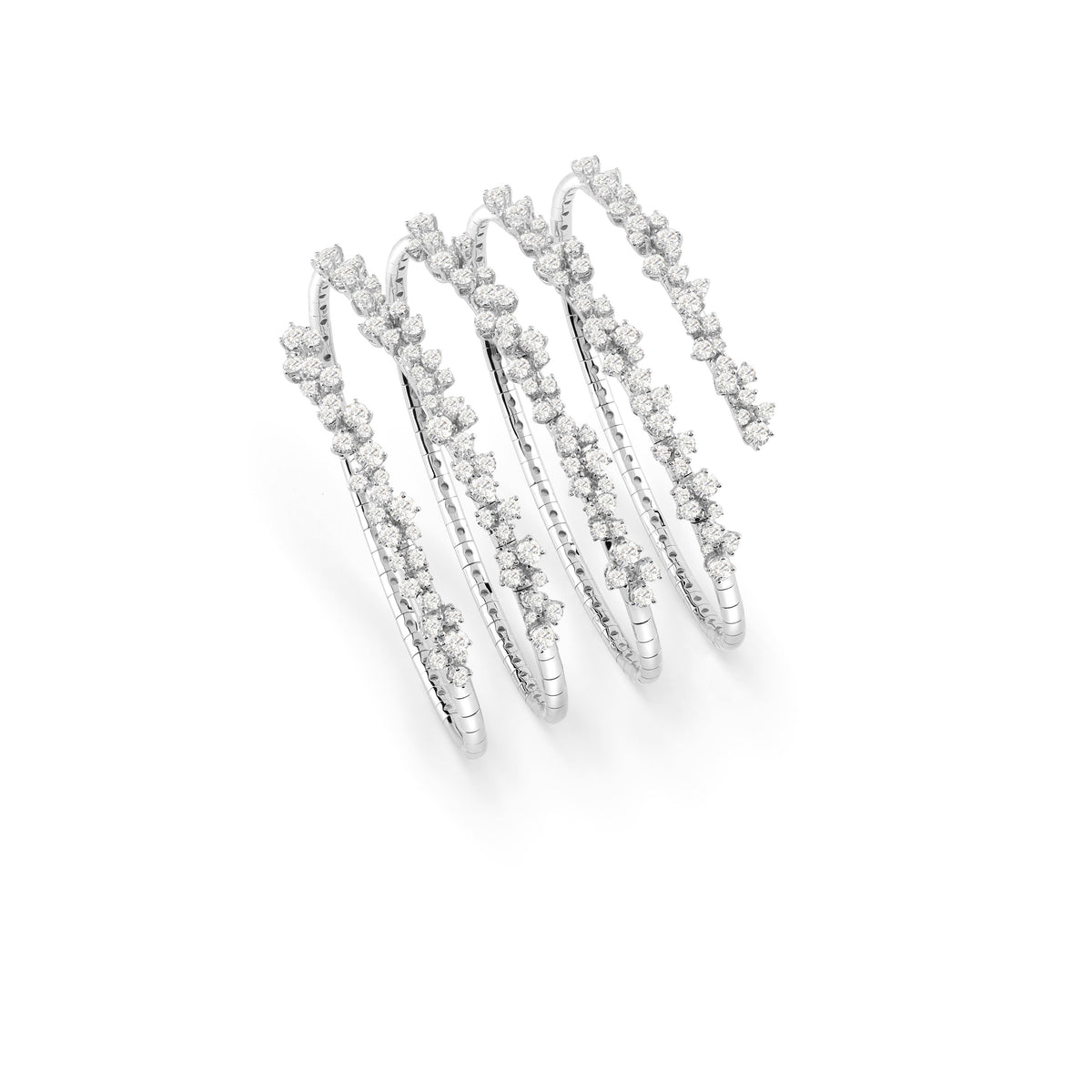 Damiani Mimosa Bracelet 20099011, An 18k white gold bracelet set with diamonds