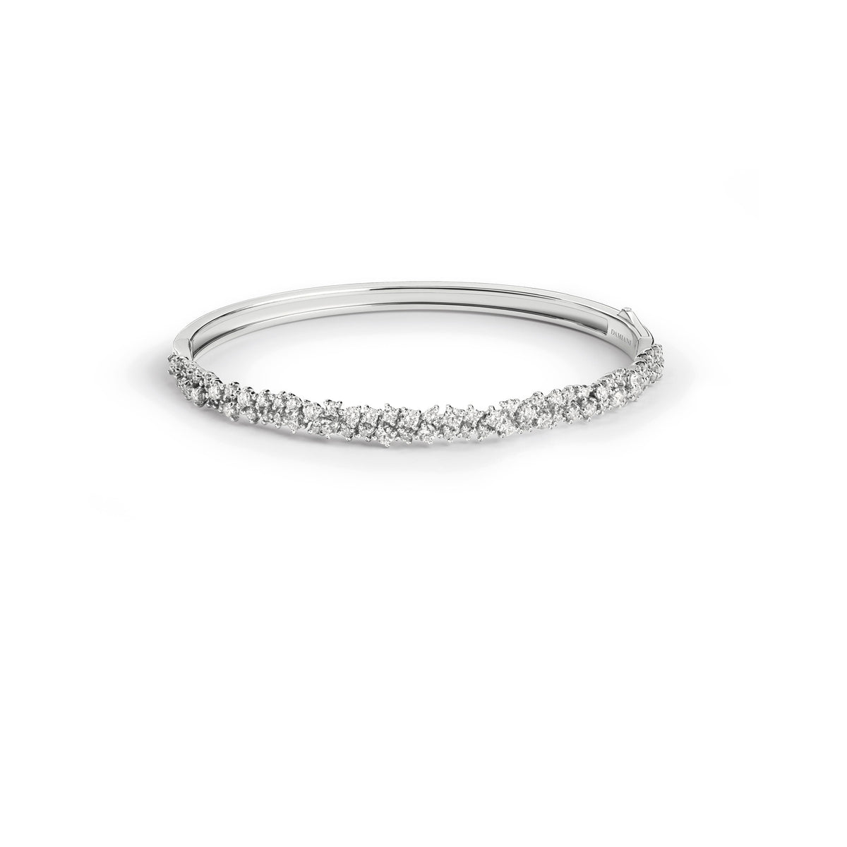 Damiani Mimosa Bracelet 20100235, An 18k white gold bracelet set with diamonds
