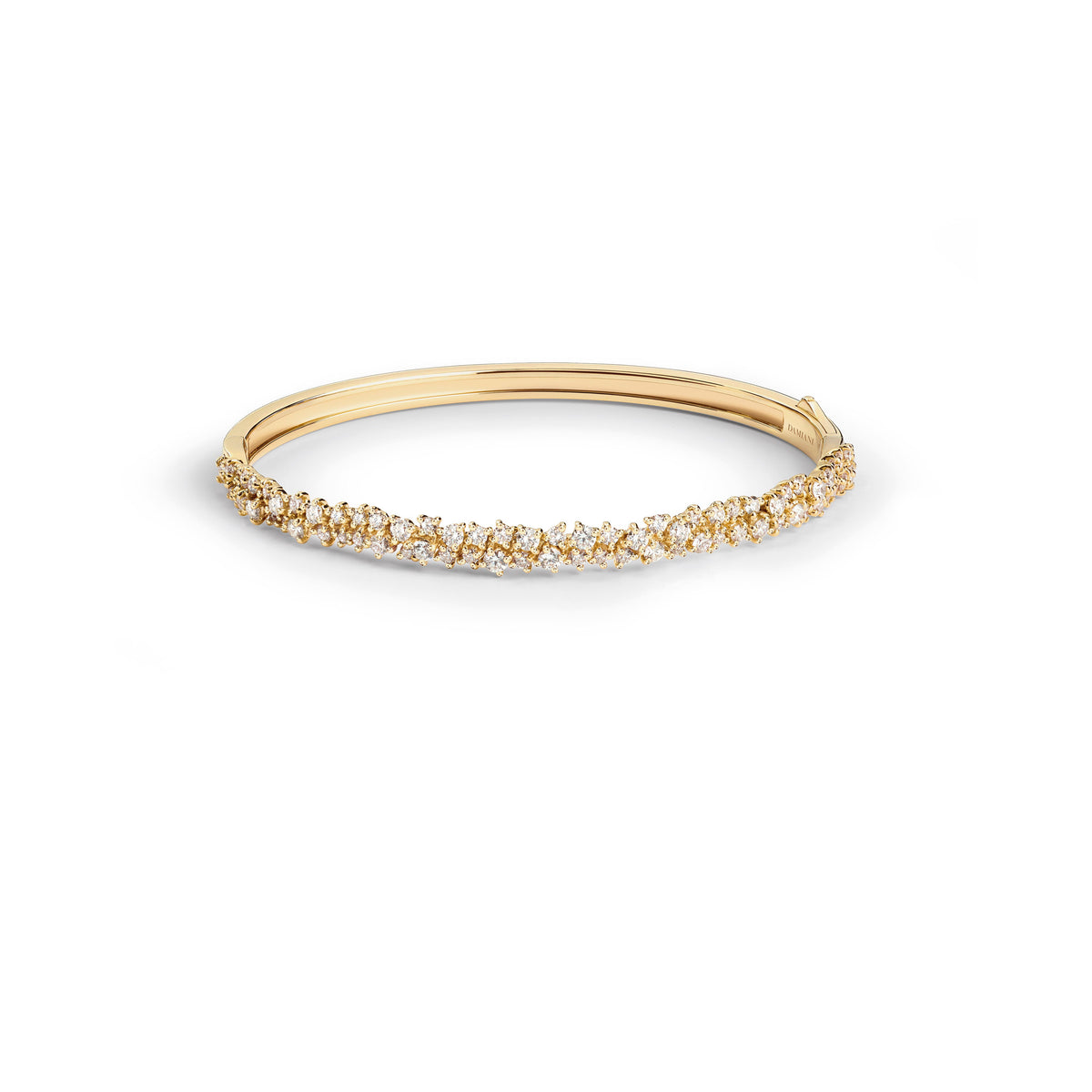 Damiani Mimosa Bracelet 20100236, An 18k yellow gold bracelet set with diamonds
