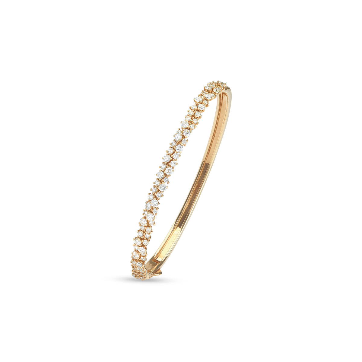 Damiani Mimosa Bracelet 20100236, An 18k yellow gold bracelet set with diamonds