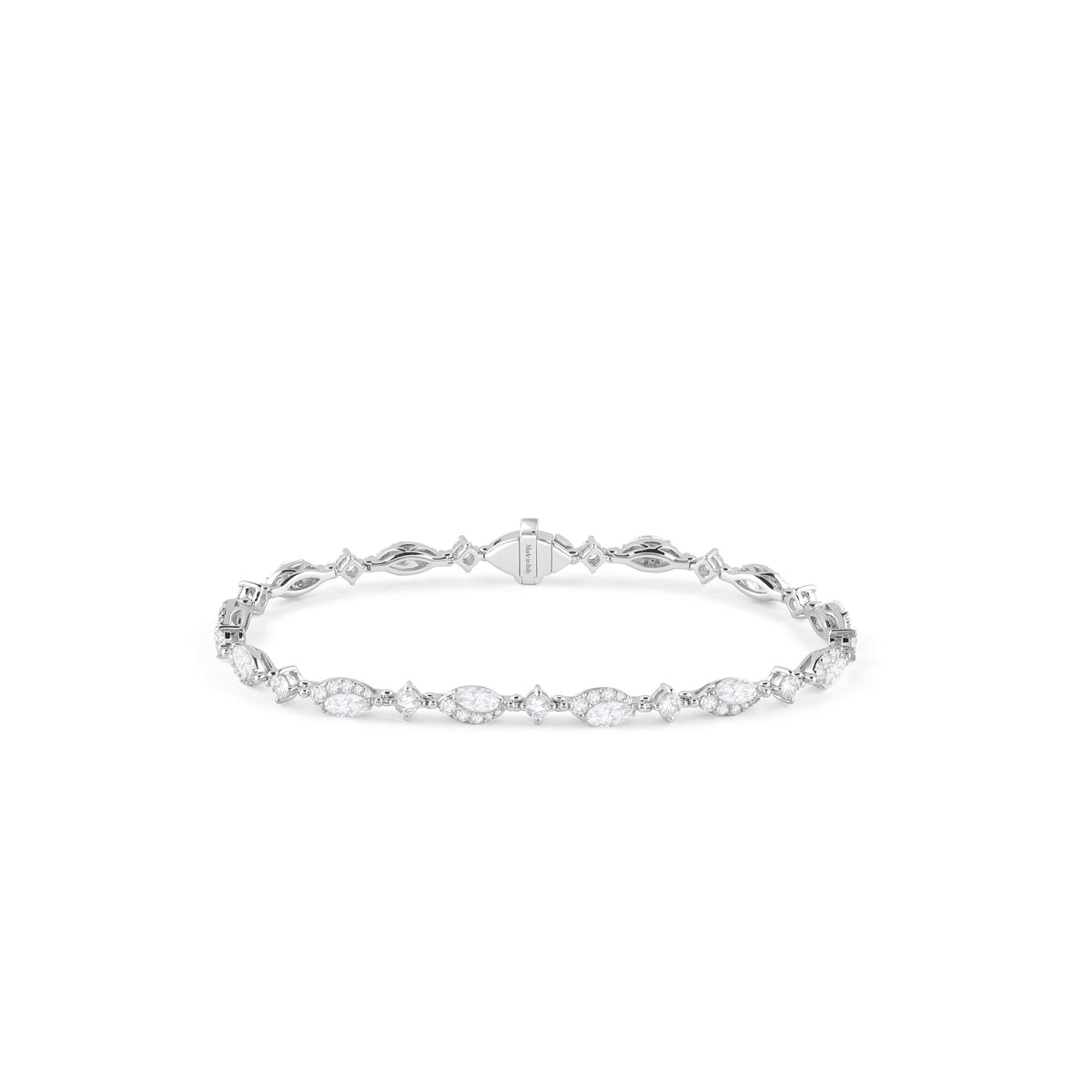 Damiani Emozioni Bracelet 20104239, An 18k white gold bracelet set with diamonds