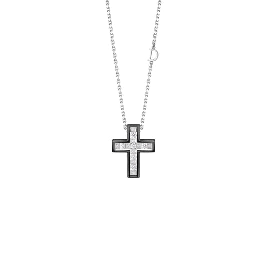 Damiani Belle Epoque Necklace 20104493, An 18k white gold necklace set with diamonds