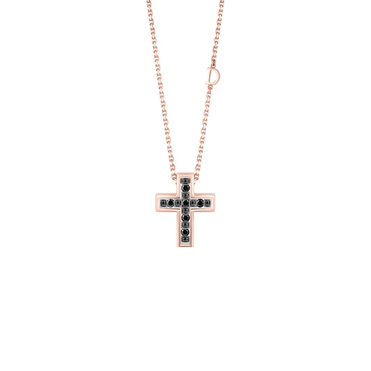 Damiani Belle Epoque Necklace 20104495, An 18k rose gold necklace set with diamonds