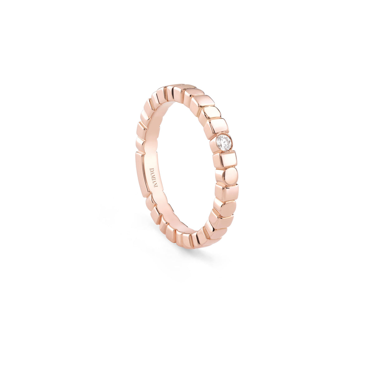 Damiani Belle Epoque Ring 20108595, An 18k rose gold ring set with diamonds