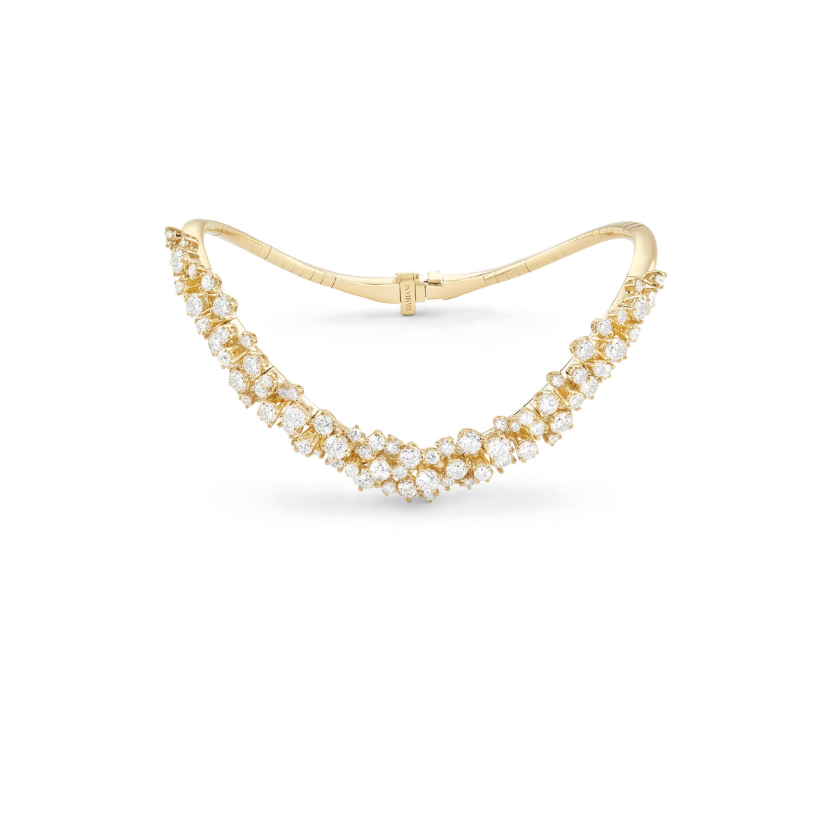 Damiani Mimosa Bracelet 20109647, An 18k yellow gold bracelet set with diamonds