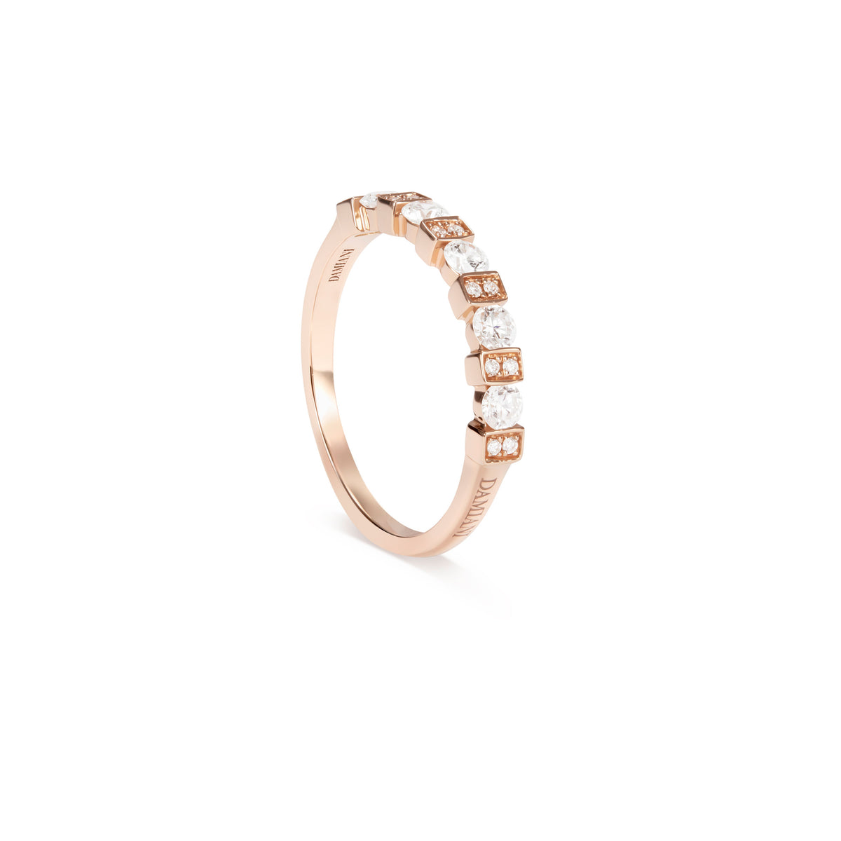 Damiani Ring 20114997, An 18k rose gold ring set with diamonds