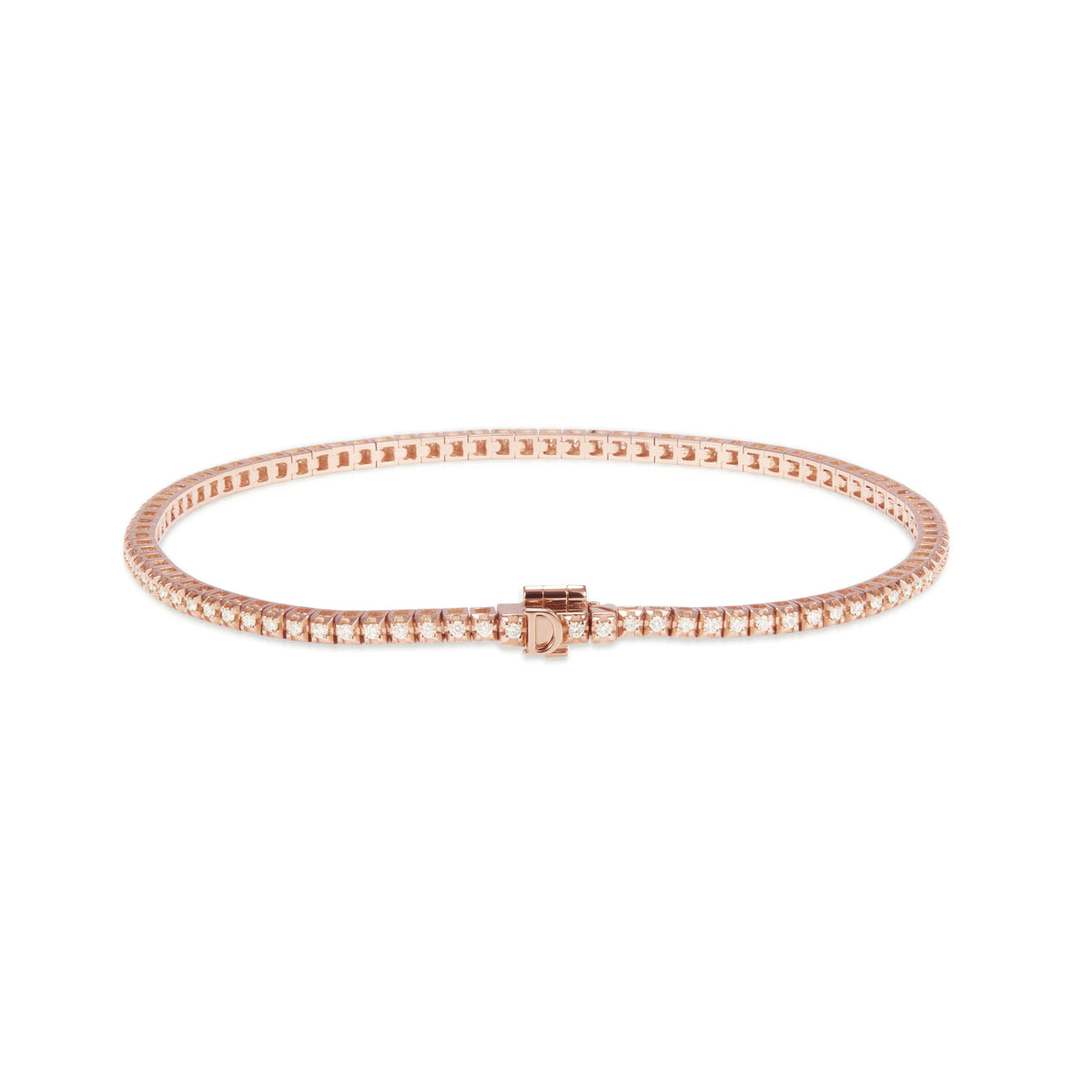 Damiani Bracelet 20115196, An 18k rose gold bracelet set with diamonds