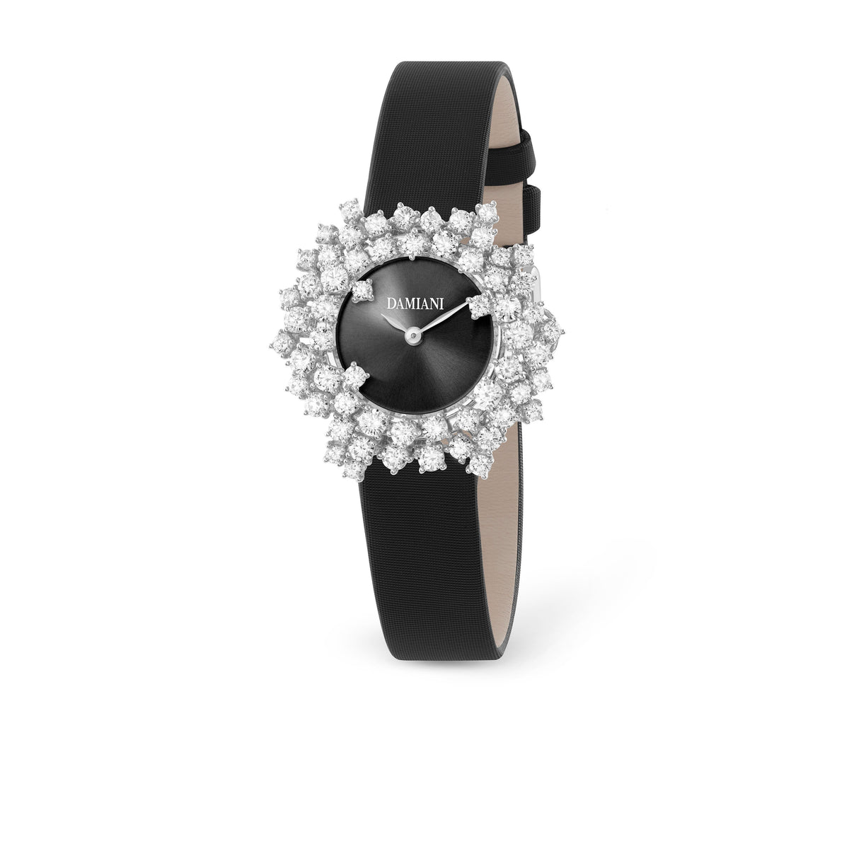 Damiani Mimosa Watch 30050242, An 18k white gold jewellery watch set with diamonds