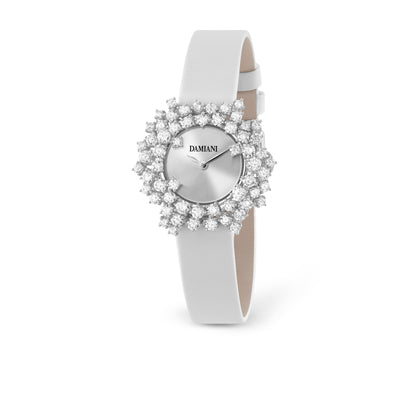 Damiani Mimosa Watch 30050243, An 18k white gold jewellery watch set with diamonds
