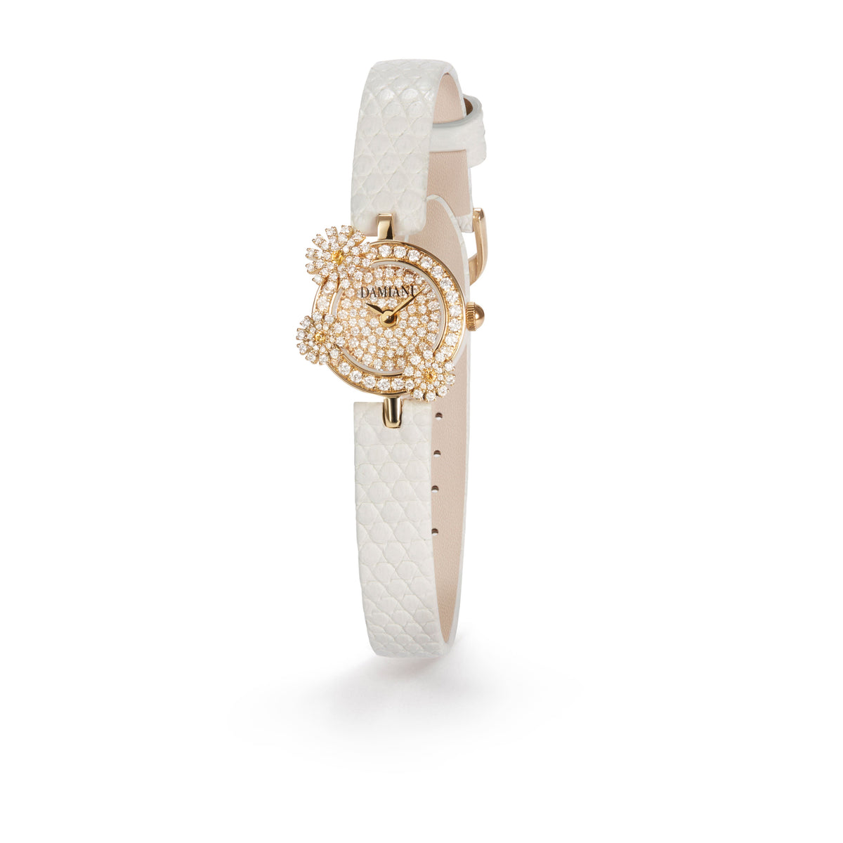 Damiani Watch 30053899, An 18k white and yellow gold jewellery watch set with diamonds and sapphires