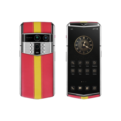 VERTU AGENT Q PHONE WORLD CUP 2026 SPAIN CALFSKIN, front and back, calf leather case