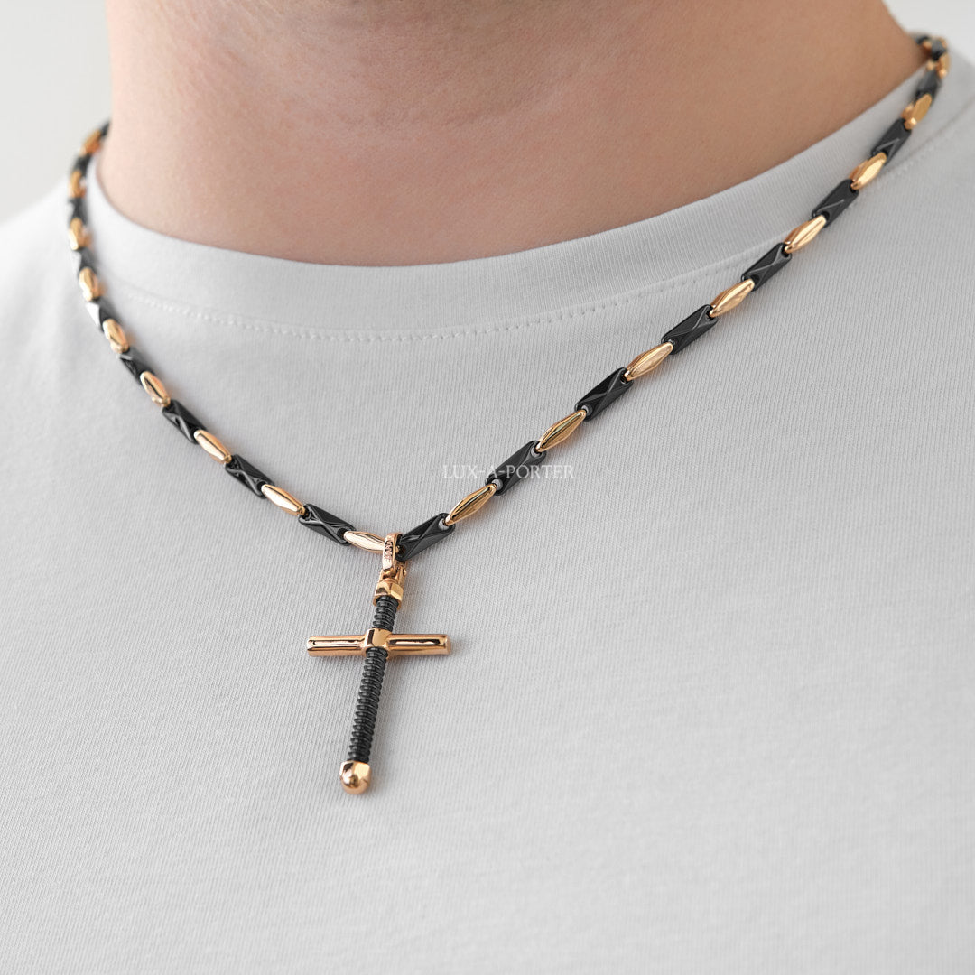 Baraka 316L Cross CR334501ROAN