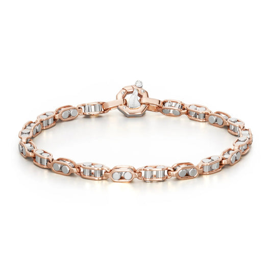 Baraka Ritmika Bracelet BR214771RBLU-02, a men's bracelet in rose and white gold set with diamonds