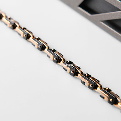 Rose gold and black chain Baraka Cyborg Ceramic Chain GC245151ROCN Pre-Owned