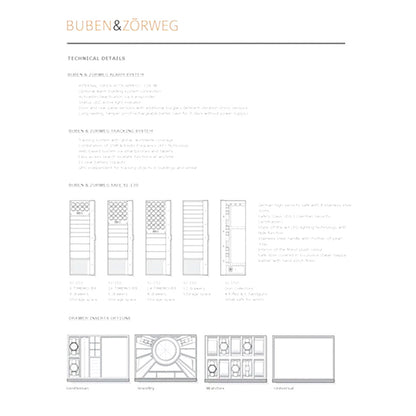 Buben & Zorweg Orion Inbuilt Safe