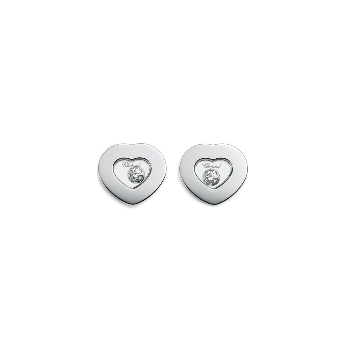 Chopard Happy Diamonds Heart Earrings 832897-1001