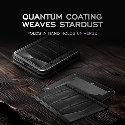 VERTU QUANTUM FLIP PHONE HIMALAYA CROCODILE ALLIGATOR SKIN, close-up of the case, Himalaya alligator leather