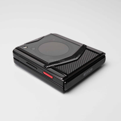 VERTU IRONFLIP PHONE CARBON TEXTURE TAFFETA