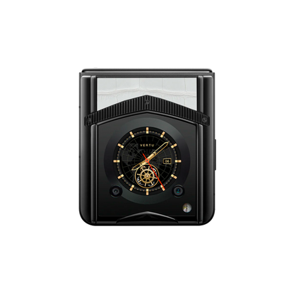 VERTU IRONFLIP PHONE CREAMY WHITE ALLIGATOR SKIN