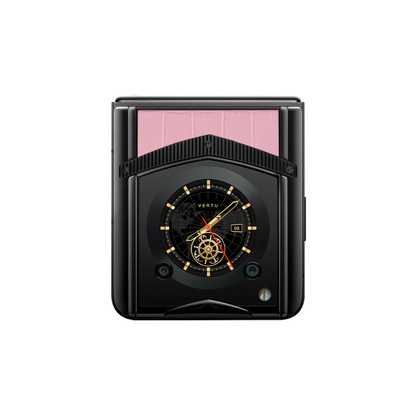 VERTU IRONFLIP PHONE SAKURA PINK ALLIGATOR SKIN