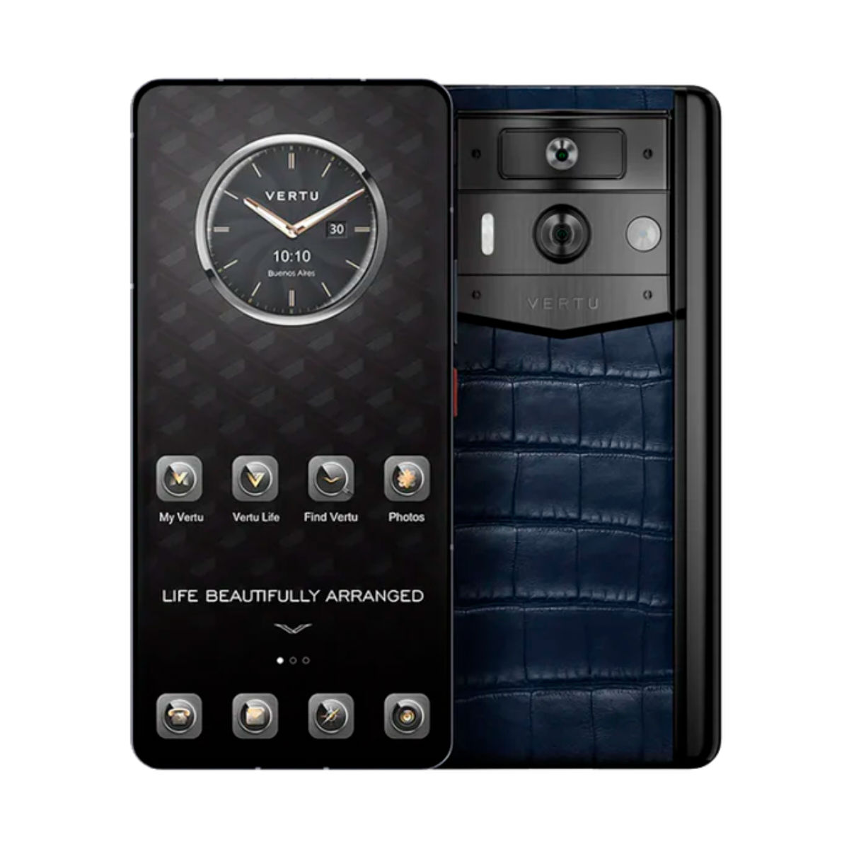 VERTU METAVERTU 2 PHONE WEB3 AI BLUE ALLIGATOR SKIN