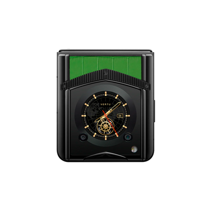 VERTU IRONFLIP PHONE BAMBOO GREEN ALLIGATOR SKIN