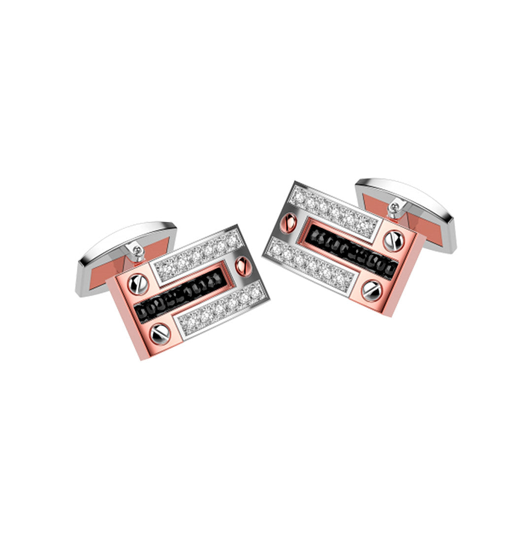 Zancan Black Magic Cufflinks EPO88-BR
