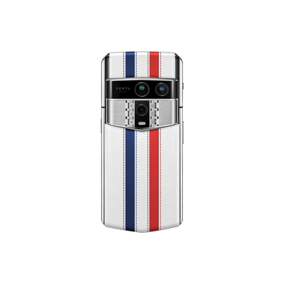 VERTU AGENT Q PHONE WORLD CUP 2026 FRANCE CALFSKIN, rear panel and screen with calf leather case