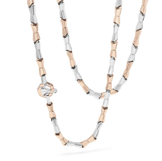 Baraka Nexus Chain GC301071RBLU-02, a men's chain in rose and white gold set with diamonds