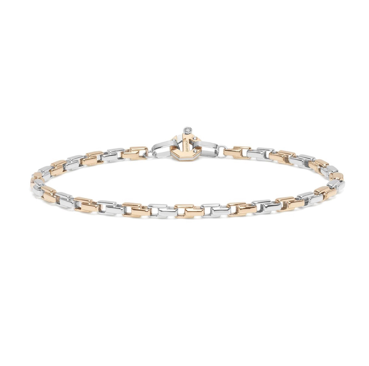 Baraka Nexus Bracelet BR314011BRLU-02, a men's bracelet in rose and white gold set with diamonds