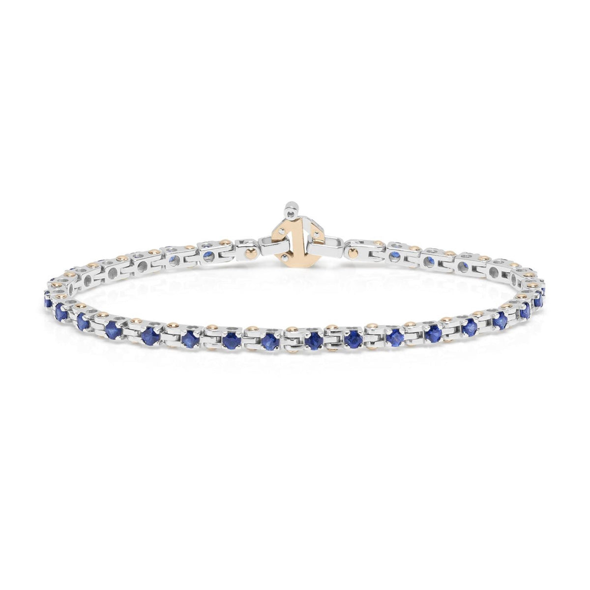 Baraka Tecnodiamonds Bracelet BR314031BRZA, a men's bracelet in rose and white gold set with diamonds
