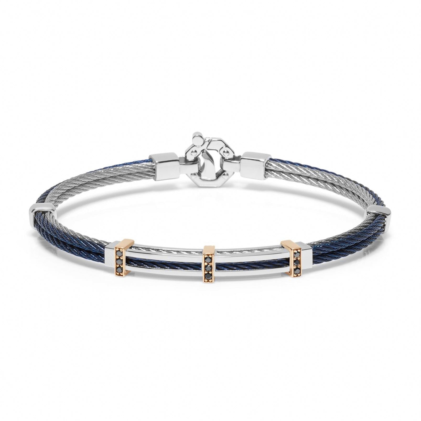 Baraka 316L Bracelet BR312501RODN-16 — Luxury Men's Jewelry and Gifts