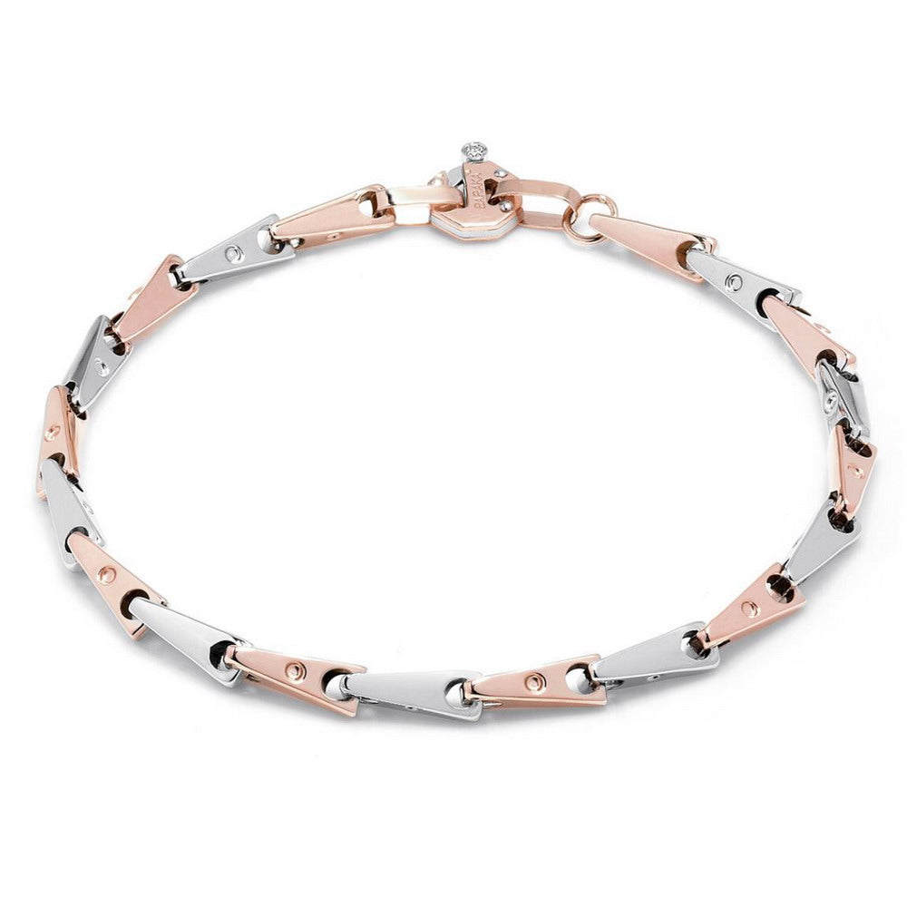 Baraka Nexus Bracelet BR241041RBAU-02, a men's bracelet in rose and white gold set with diamonds