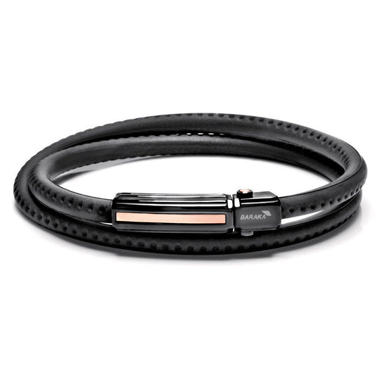 Baraka Discovery Bracelet BR245031ROAN, a men's bracelet in rose gold and stainless steel