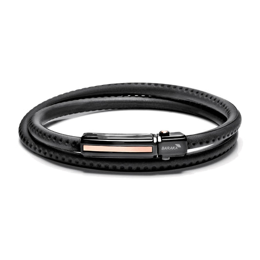 Baraka Discovery Bracelet BR245031ROAN, a men's bracelet in rose gold and stainless steel
