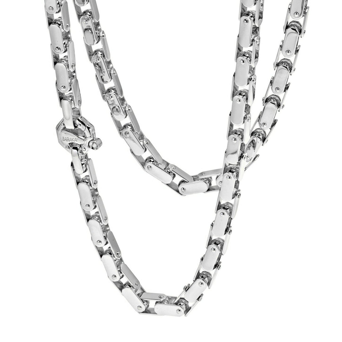 Baraka Kardano Chain GC211381BILU-02 — Luxury Men's Jewelry and Gifts