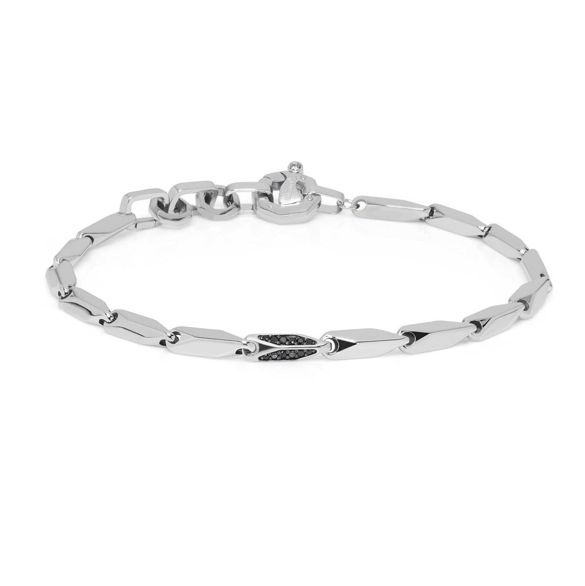 Baraka Nexus Bracelet BR292221BILU-10, a men's bracelet in white gold set with diamonds