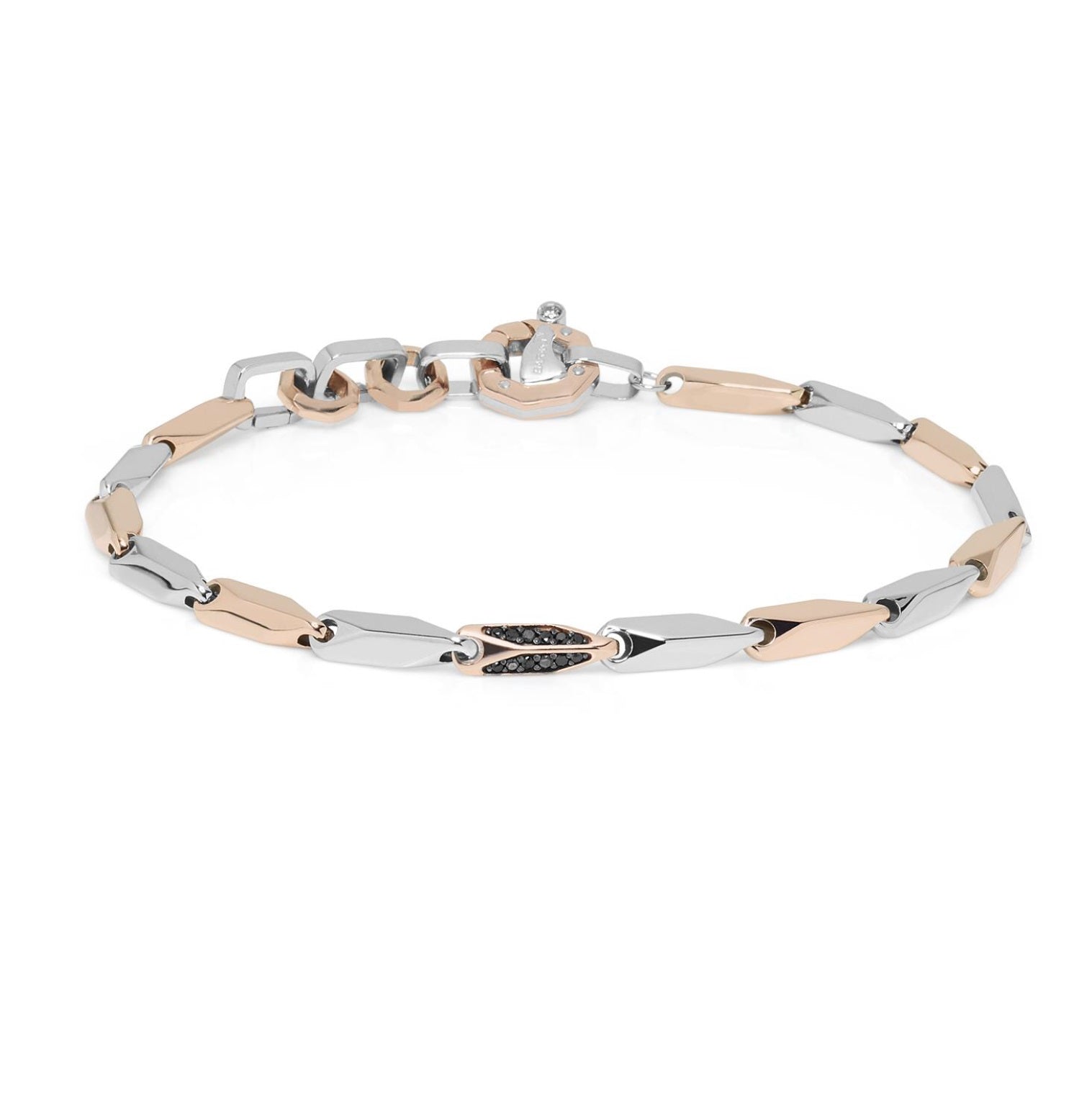 Baraka Nexus Bracelet BR292221RBDN-10, a men's bracelet in rose and white gold set with diamonds