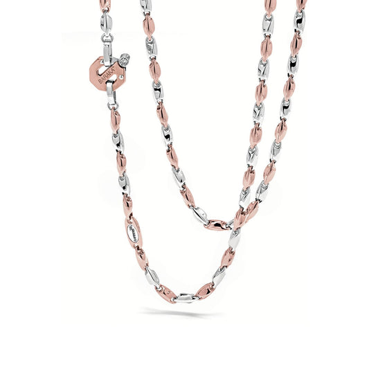 Baraka Nexus Chain GC221941RBDB-02, a men's chain in rose and white gold set with diamonds