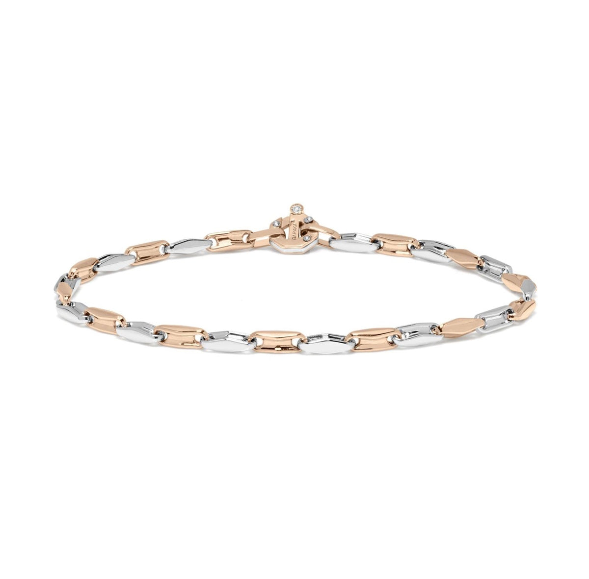 Baraka Ritmika Bracelet BR293261BRLU-02, a men's bracelet in rose and white gold set with diamonds
