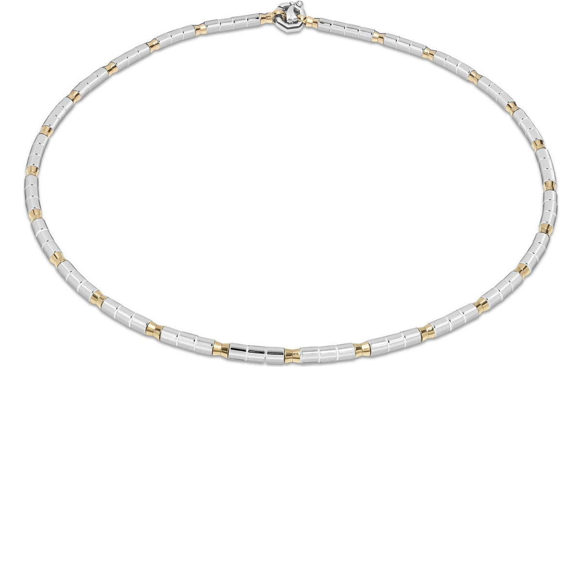 Baraka Snake Chain GC281021ROCB-02, a men's chain in rose gold and black ceramic set with diamonds
