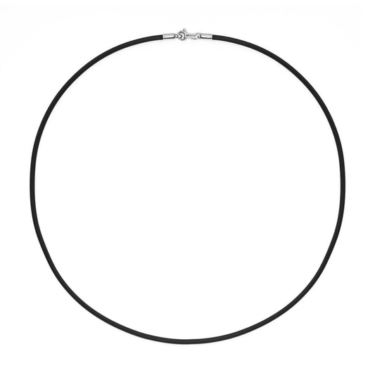 Baraka Utility Chain GC251251BICA, a men's chain in white gold and rubber