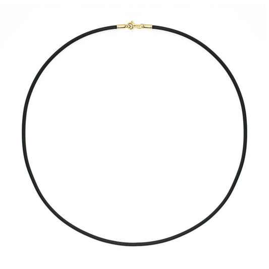 Baraka Utility Chain GC251251GICA, a men's chain in yellow gold and rubber
