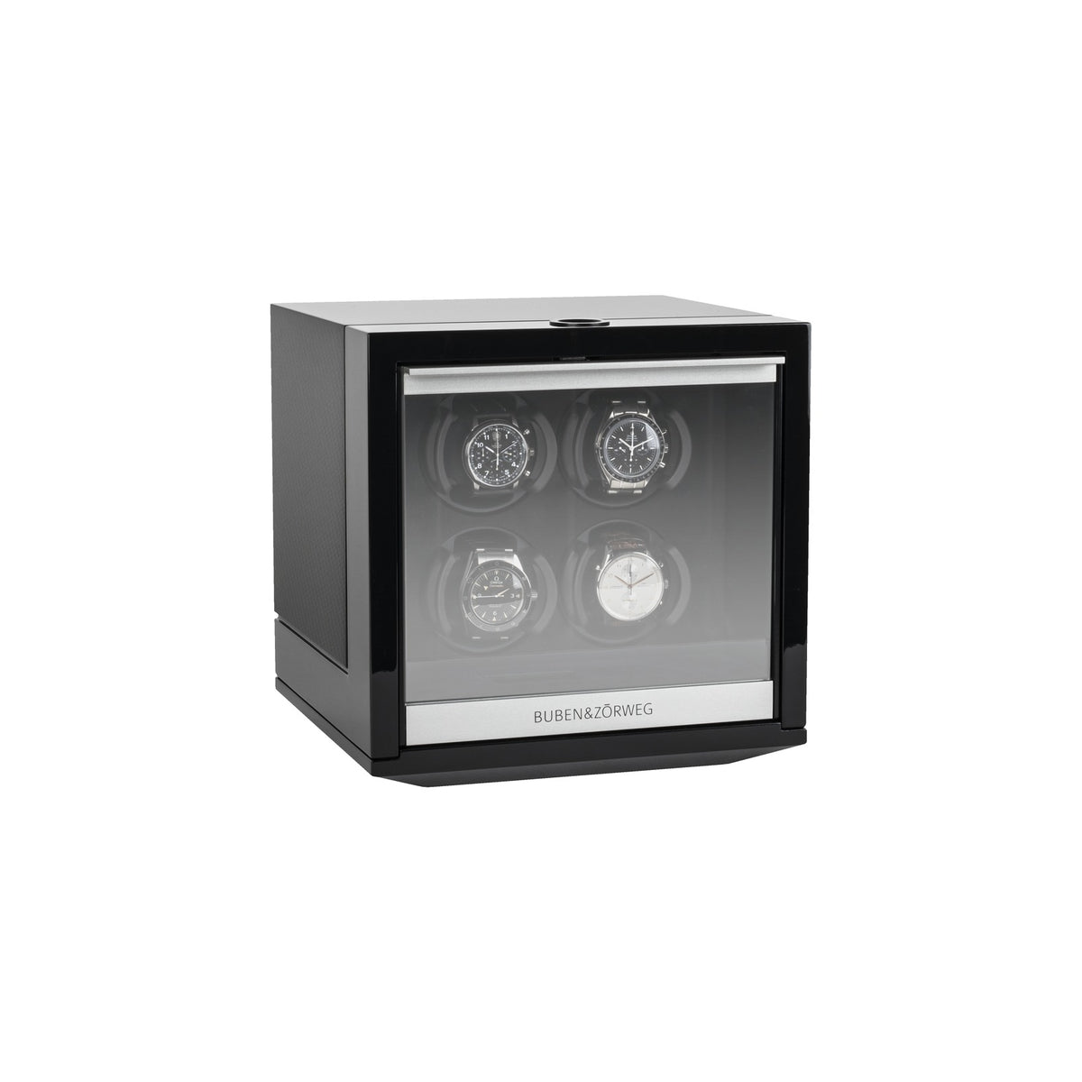 Buben & Zorweg Neo 4 watch winder in carbon high-gloss