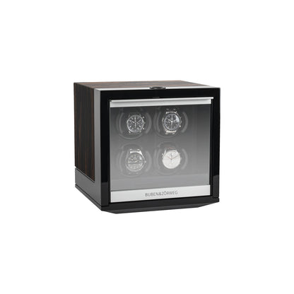 Buben & Zorweg Neo 4 watch winder in macassar high-gloss