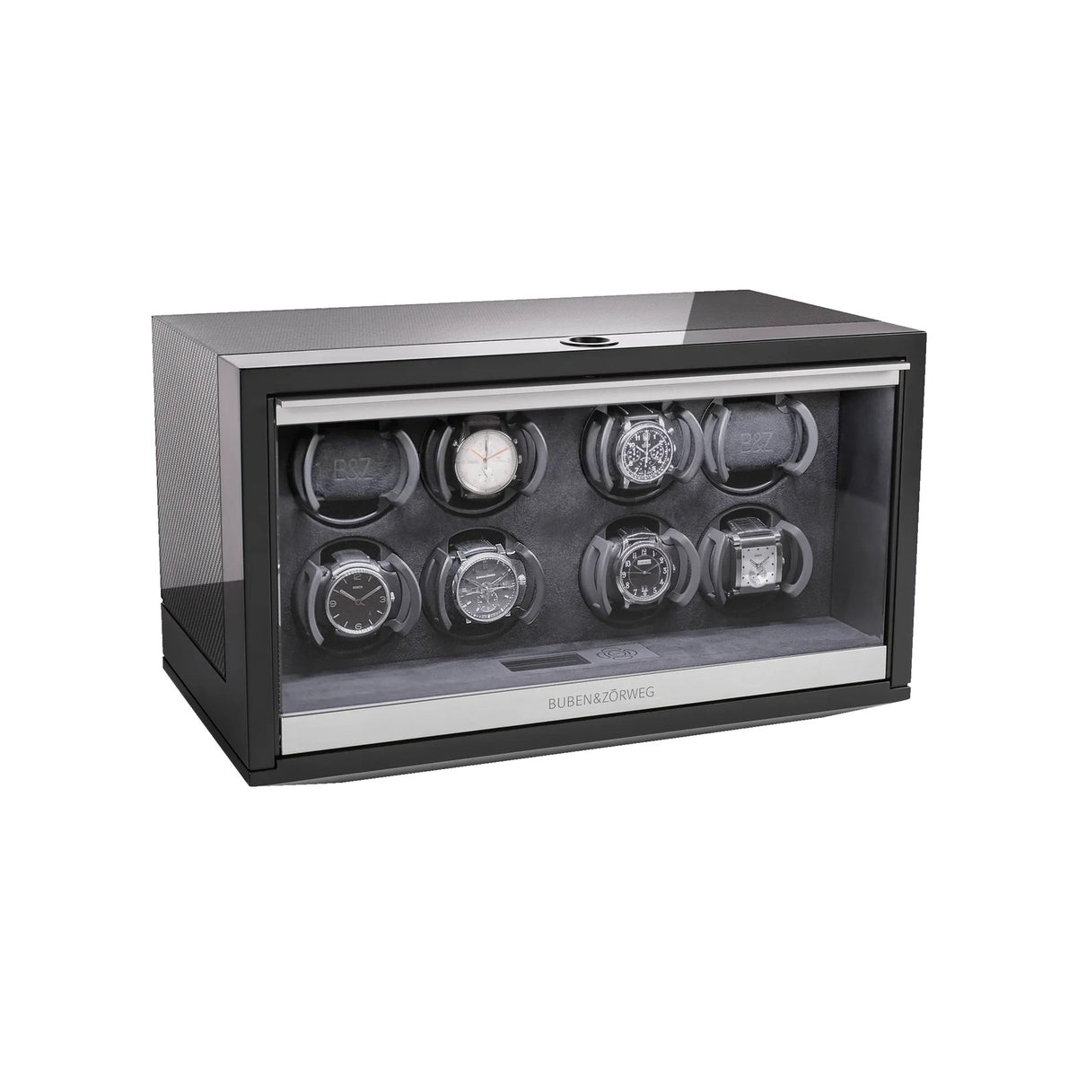 Buben & Zorweg Neo 8 watch winder in carbon high-gloss