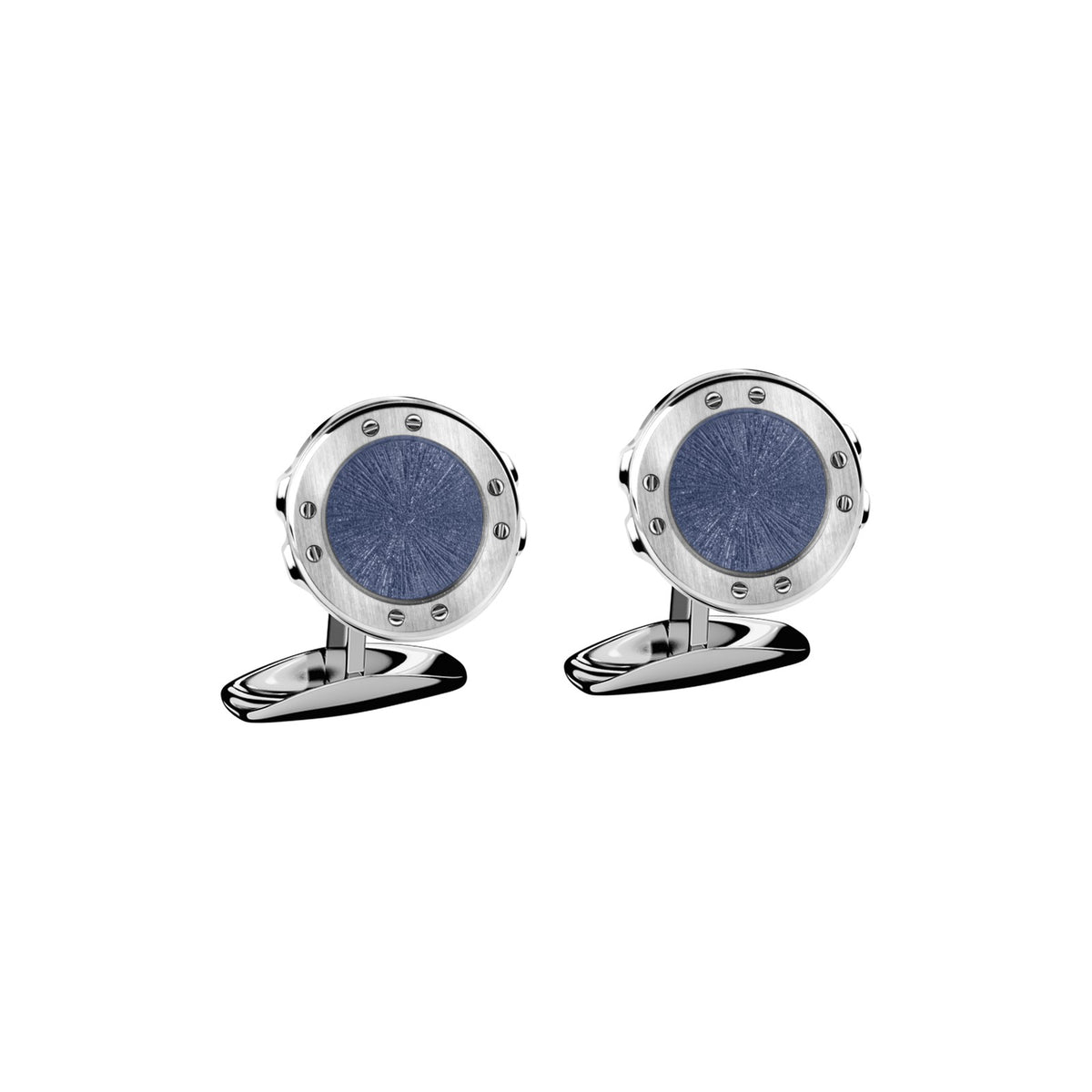 Chopard Alpine Eagle cufflinks in stainless steel with silver tone finish