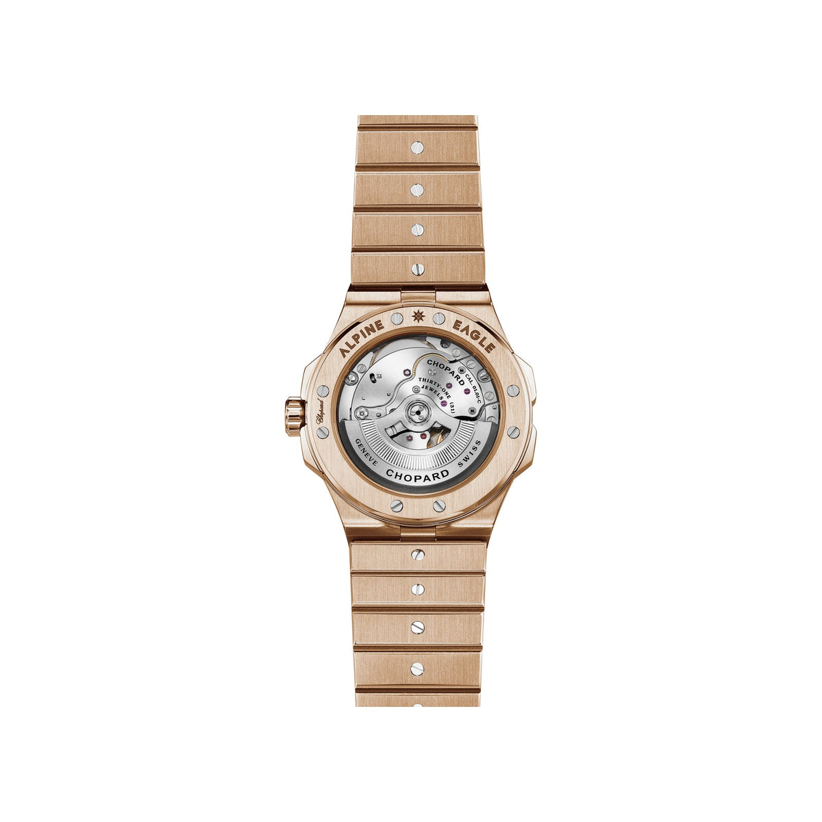 Chopard Alpine Eagle watch in 18k ethical rose gold, view 2